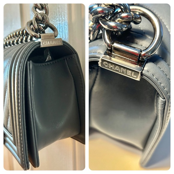 CHANEL Chevron Small Boy - Picture 10 of 14